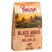 400g Purizon Adult Black Angus, dinde sans céréales - Croquettes pour chien