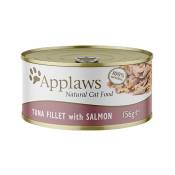 Applaws 6 x 156 g pour chat - filet de thon, saumon