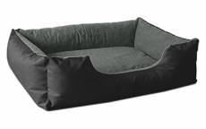BedDog® lit pour Chien LUPI, Noir/Gris, XL env. 100x85 cm,Panier Corbeille, Coussin de Chien