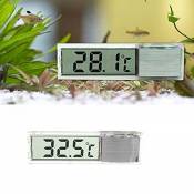 FomCcu Thermomètre numérique LCD 3D en cristal pour