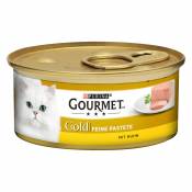 24x85g Les Mousselines : poulet Gourmet Gold pour chat