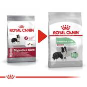 Nourriture que les chiens de soins de taille moyenne de Canin Royal Canin de taille moyenne (sant digestive) - �conomies de pack 2 x 12 kg