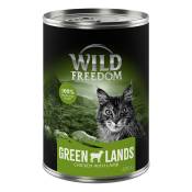 6x400g Adult Green Lands agneau, poulet Wild Freedom