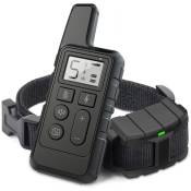Dog Shock Collar 500M Dog Training Collar with Remote Rechargeable IPX7 Waterproof Electronic Collar for Small and Medium Dogs Black
