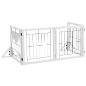 PawHut Barrière de sécurité pour chien barrière