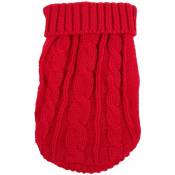 Tlily - Pull-over Ultra-petit pour chien (rouge, 4)