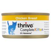 Thrive Complete Kitten 12 x 75 g pour chaton - poulet