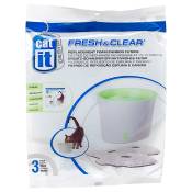 3x Filtres Catit Design Fresh & Clear 3L - Filtre pour