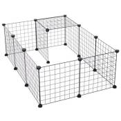 Cage parc enclos pour animaux domestiques L 106 x l