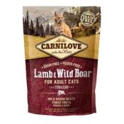 Carnilove lamb & wild Boar for adult cats 0,4kg