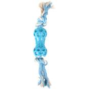 Jouet Haltère + corde bleu 34 cm. lindo. en tpr. pour