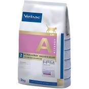 VIBRAC Croquettes au Saumon Veterinary HPM A2 Allergy - Pour chat - 3 kg
