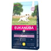 3kg Puppy Small Breed poulet Eukanuba Croquettes pour chien : -10 % !