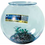 Aquarium à bol en plastique avec panorama