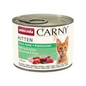 Lot animonda Carny Kitten 24 x 200 g pour chaton -