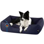Zara lit pour chien, Panier corbeille, coussin de chien:XL, navy-blue (bleu foncé) - Beddog