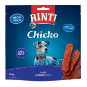500g RINTI Chicko , canard - Friandises pour chien