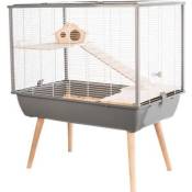 Cage Neo Silta Petits Rongeurs Gris