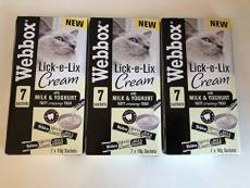 Webbox Lick-E-Lix Crème avec Lait et Yoghurt 7 X 10g
