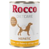 6x400g Rocco Diet Care Hepatic poulet, flocons d'avoine