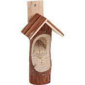 Aubry Gaspard - Mangeoire à oiseaux en bois et écorce