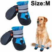 Bottes pour chiens pour chiens Antidérapantes, chaussons pour chiens imperméables pour l'extérieur, chaussures pour chiens pour chiens de taille