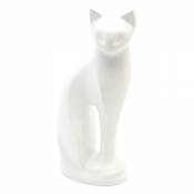 Urns UK Pet Cremation Memorial Urn Cat White Gloss