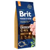 2x15kg Adult M Brit Premium - Croquettes pour chien