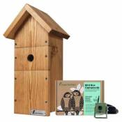 Green Feathers - Kit complet Nichoir oiseaux avec caméra Wifi