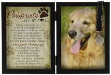 The Comfort Company Pawprints Memorial Pet Tag Frame