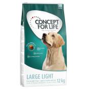 12kg Large Light Concept for Life - Croquettes pour Chien