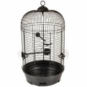 Animallparadise - Une cage perruche SANNA II, noir ø 34 x 67 cm. Noir