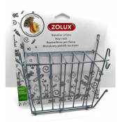 Zolux - Râtelier à foin en métal gris 20x 6 x 18