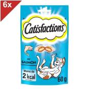 CATISFACTIONS Friandises au saumon pour chat et chaton 6x60g