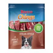 12x200g Steak Style canard Rocco Chings pour chien - Friandises pour Chien