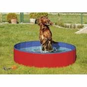 Doggy Pool Bleu/Rouge 120Cm - Mon Animalerie