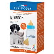 Francodex - Biberon 120 ml Pour Chiots et Chatons Transparent