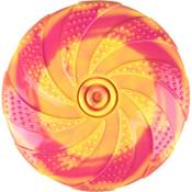 Frisbee zaza, tpr, ø18 cm, jaune et rose, Jouet pour