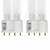 Lot de 2 (W) 36 W Lampe Ampoule UV PLL de remplacement