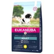 3kg Adult Medium Breed poulet Eukanuba Croquettes pour chien : -10 % !