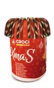Friandises Chien - Croci Snack Sucre d'orge Rouge et vert Noël - 31 cm