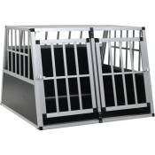 Vidaxl - Cage pour chien à double porte 94 x 88 x