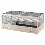 Ferplast Cage pour Lapins en bois FSC ARENA 120, avec