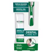 Kit de soin dentaire Vet's Best® pour chien - brosse à dents + dentifrice