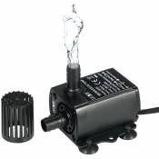 Mini pompe à eau DC Brushless DC12V 6W 5.5*2.1mm DC Female Plug ,Tête 3m Température 100℃ QR50C - Decdeal