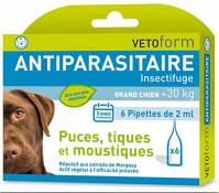 Vetoform Antiparasitaire Insectifuge Grand Chien 6