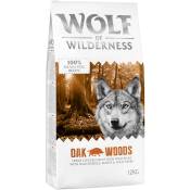 12kg sanglier sans céréales Croquettes Chien Wolf of Wilderness Adult Oak Woods