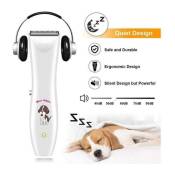 Tondeuse électrique silencieuse pour chiens à poils longs et épaisPratique et pratique