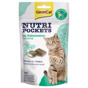 GimCat Nutri Pockets menthe à chat - 6 x 60 g