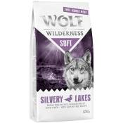 2x12kg Soft & Strong Silvery Lakes poulet, canard Wolf of Wilderness - Croquettes pour chien